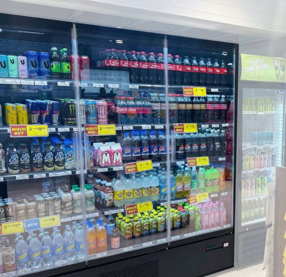 Thermaster DC-250B 4-Door Panorama Supermarket Display Chiller (2,585L)