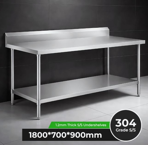 WBB7-1800/A Workbench with Splashback