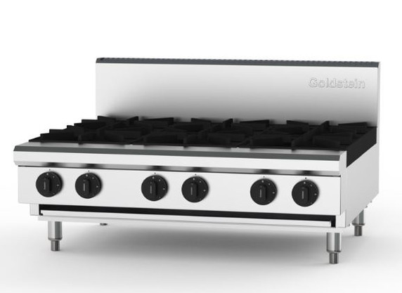 Goldstein PFB36-X 6 Burner Gas Cooktop