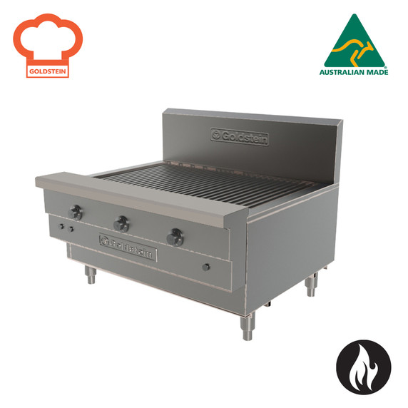 Goldstein RBA36L 800 Series Char Broiler BBQ Goldstein RBA36L 800 Series Char Broiler BBQ