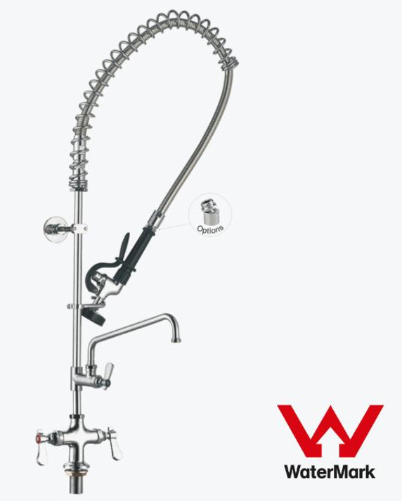 Sunmixer Pre Rinse Unit with Add-on faucet and 305mm Swing Nozzle