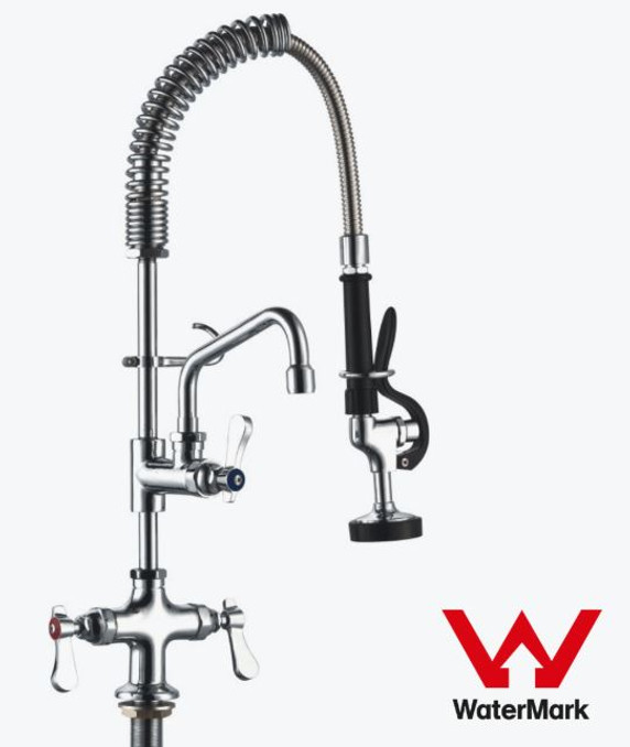 Sunmixer Pre Rinse Unit with Add-on Faucet and 152mm Swing Nozzle T98001MN-2