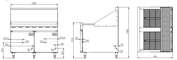 B+S RF-2 Black Rapid Fryer Two Pan