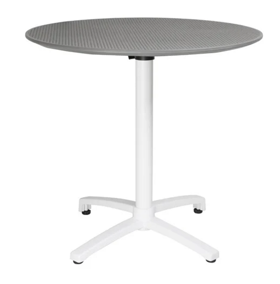 Bolero FT621 Folding PP Table 800mm - Dark Grey