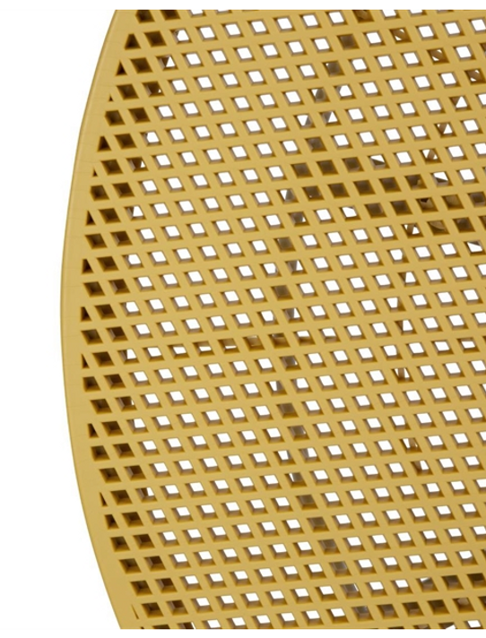 Bolero FT622 Folding PP Table 800mm - Mustard Yellow