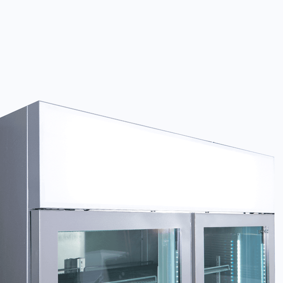 Bromic Vertical Display Chiller with Lightbox 1082 Lt Bromic Vertical Display Chiller with Lightbox 1082 Lt