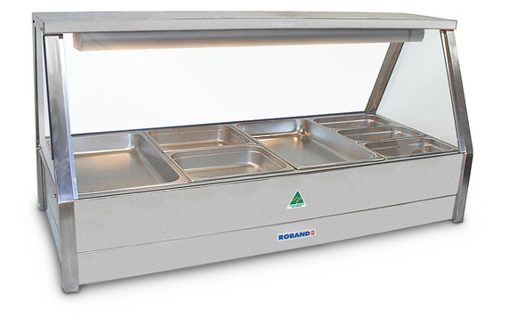 Roband E24 - Straight Glass Hot Foodbar