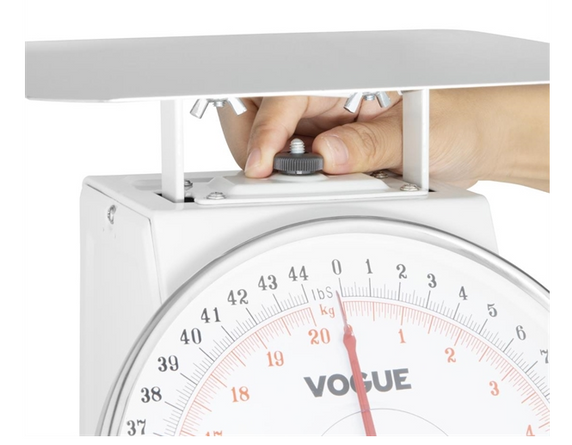 Vogue F175 Kitchen Scale Flat Top 20kg/44lbs -Grad. 50g/2oz Vogue F175 Kitchen Scale Flat Top 20kg/44lbs -Grad. 50g/2oz