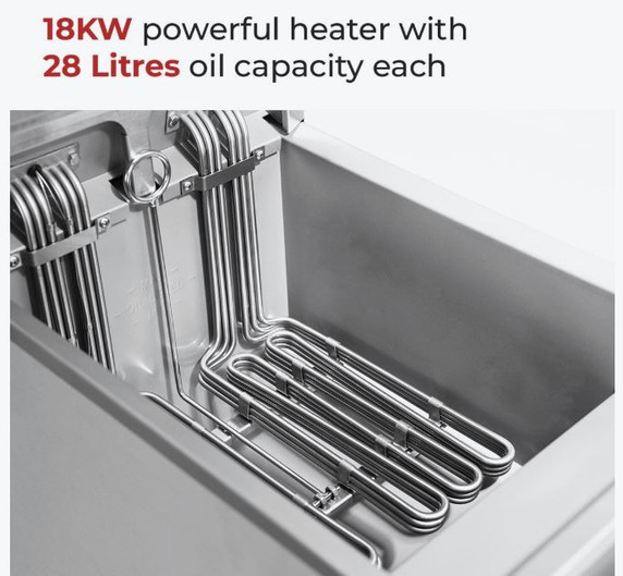 Electmax 28L Oil Capacity Electric Fryer EF-28LE
