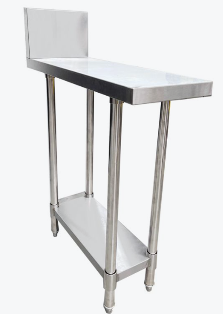 WBB-0450R Stainless Steel Kitchen Infill Bench with Splashback