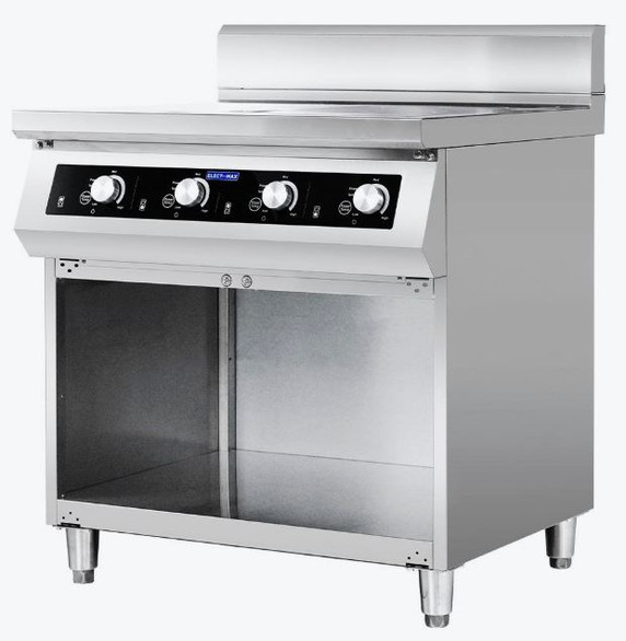 Electmax 700 Series Induction 4-Burner Cooker with Splashback EIC7-800P