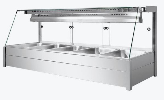Bonvue Angled Countertop Wet and Dry Bain Marie BM17TC