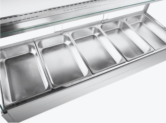 Bonvue Angled Countertop Wet and Dry Bain Marie BM17TC