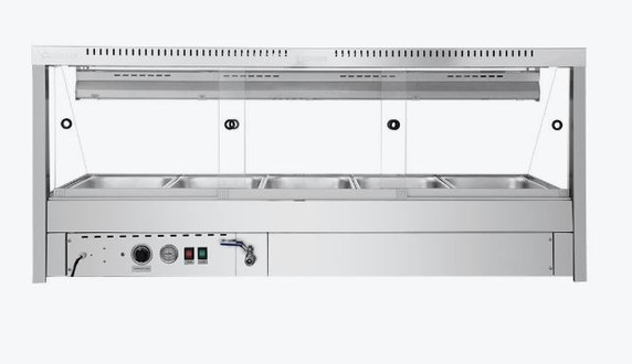 Bonvue Angled Countertop Wet and Dry Bain Marie BM17TC