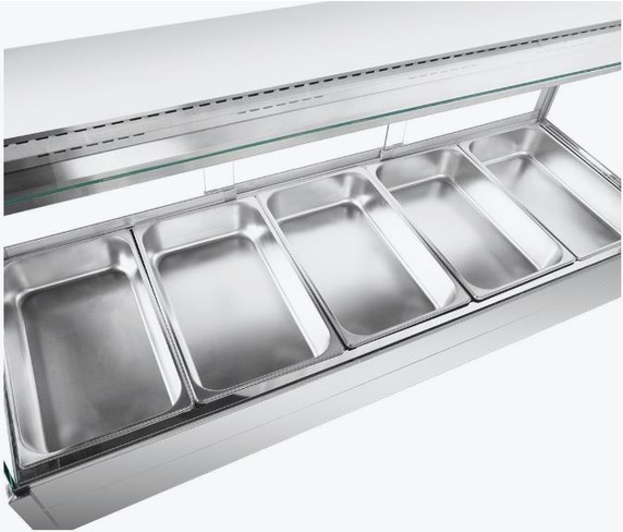 Bonvue Angled Countertop Wet and Dry Bain Marie BM17TC