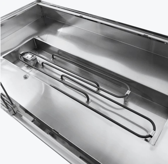 Bonvue BM17TC Angled Glass Countertop Wet and Dry Bain Marie (5 x GN 1/1)