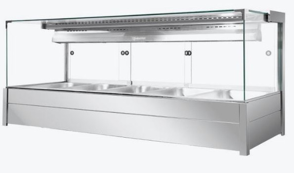 Bonvue Square Countertop Wet and Dry Bain Marie BM17SC