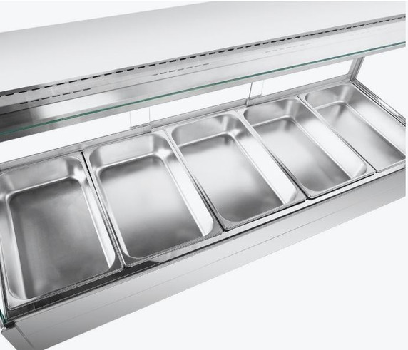 Bonvue Square Countertop Wet and Dry Bain Marie BM17SC