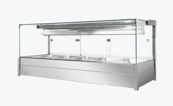Bonvue Square Countertop Wet and Dry Bain Marie BM17SC
