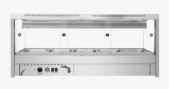 Bonvue Square Countertop Wet and Dry Bain Marie BM17SC