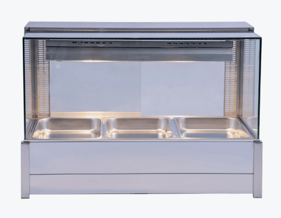 Bonvue Square Countertop Wet and Dry Bain Marie BM11SC Bonvue Square Countertop Wet and Dry Bain Marie BM11SC