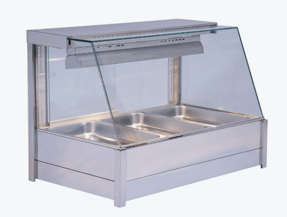 Bonvue Angled Countertop Wet and Dry Bain Marie BM11TC Bonvue Angled Countertop Wet and Dry Bain Marie BM11TC