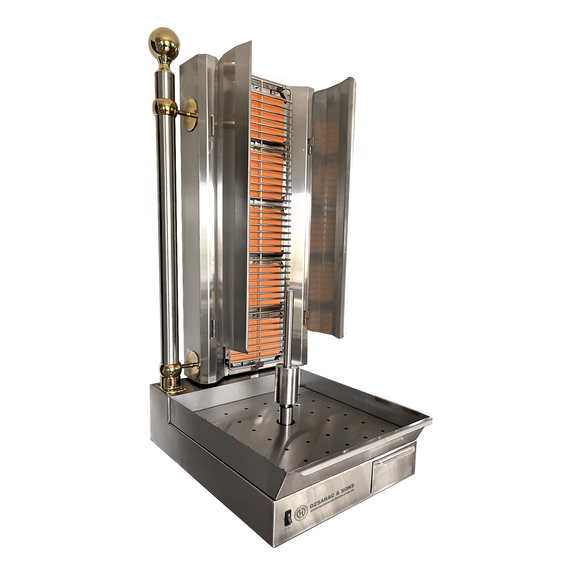 Ozsarac & Sons HO5BMS Semi-Automatic Kebab Machine 5 Burners Ozsarac & Sons HO5BMS Semi-Automatic Kebab Machine 5 Burners