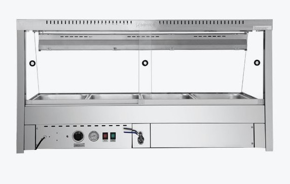 Bonvue Angled Countertop Wet and Dry Bain Marie BM14TC