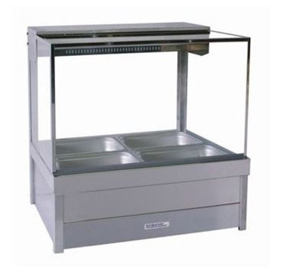 Roband S22 Square Glass Hot Foodbar