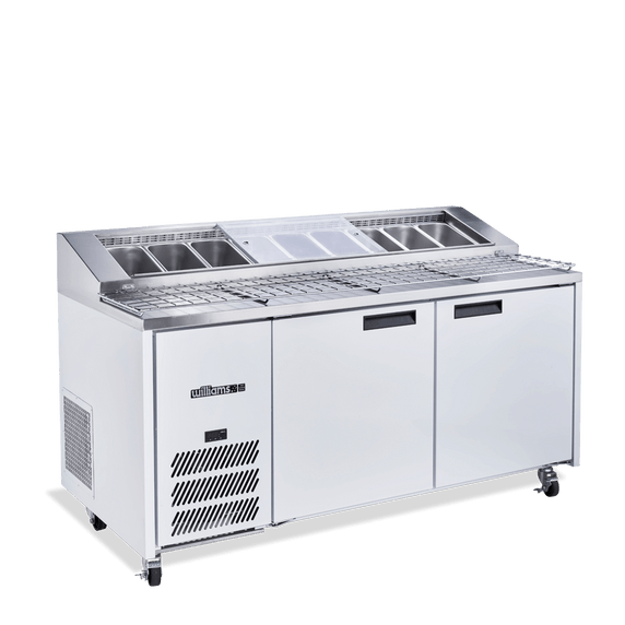 Williams HJ2PCBA Jade PC - 2 Door Pizza Prep Counter, White Williams HJ2PCBA Jade PC - 2 Door Pizza Prep Counter, White