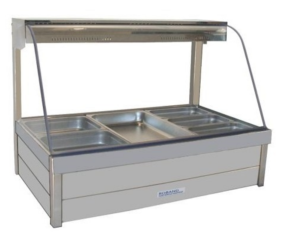 Roband C23 Curved Glass Hot Food Display Roband C23 Curved Glass Hot Food Display