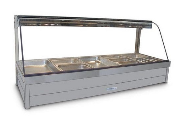 Roband C25RD Curved Glass Hot Food Display with Rear Doors Roband C25RD Curved Glass Hot Food Display with Rear Doors