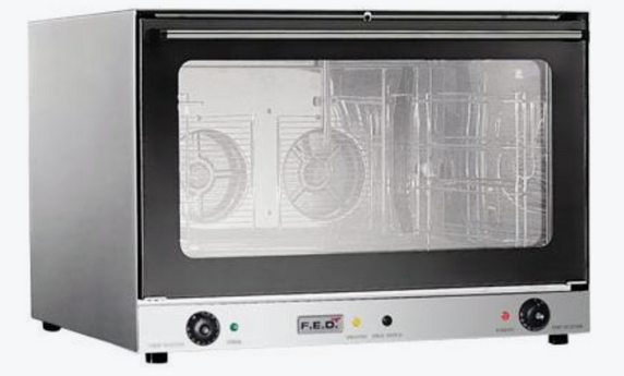 ConvectMax Heavy Duty Stainless Steel Convection Oven w/ Press Button Steam YXD-8AE