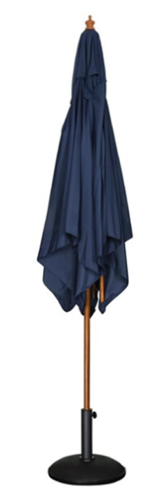 Bolero GH991 Square Outdoor Umbrella 2.5m Navy Blue Bolero GH991 Square Outdoor Umbrella 2.5m Navy Blue
