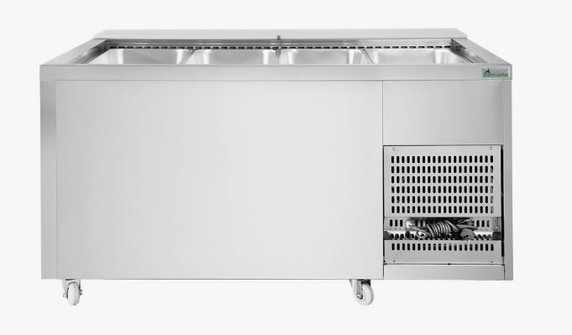 Thermaster Two Door Cold Bench Salad Station 4x1/1 GN Pans PG150FA-XB