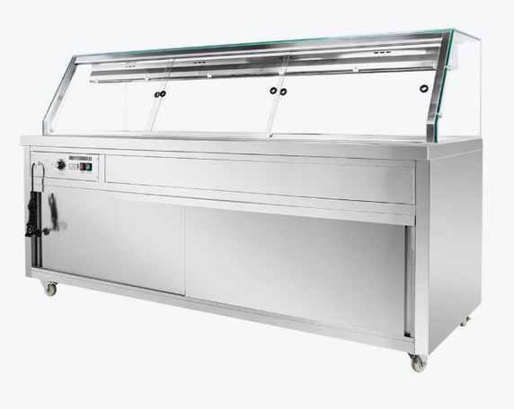 Thermaster Wet and Dry Bain Marie Display 6x1/1 GN Pans PG210FE-XG