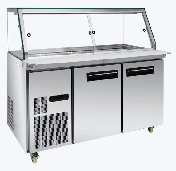Thermaster Cold Salad & Noodle Bar 4x1/1 GN Pans PG150FA-XG