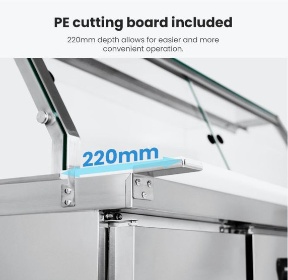 Thermaster Cold Salad & Noodle Bar 4x1/1 GN Pans PG150FA-XG