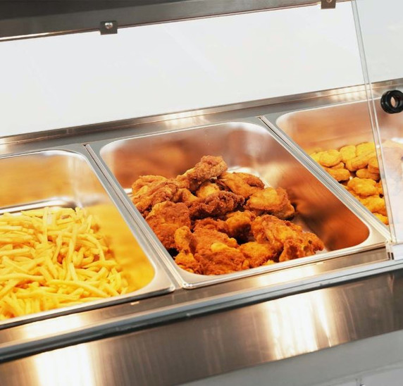 Thermaster Wet and Dry Bain Marie Display 4x1/1 GN Pans PG150FE-XG