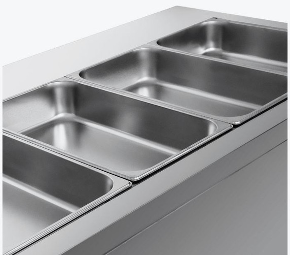 Thermaster Premium Wet and Dry Bain Marie Food Display 5x1/1 GN Pans – PG180FE-XB