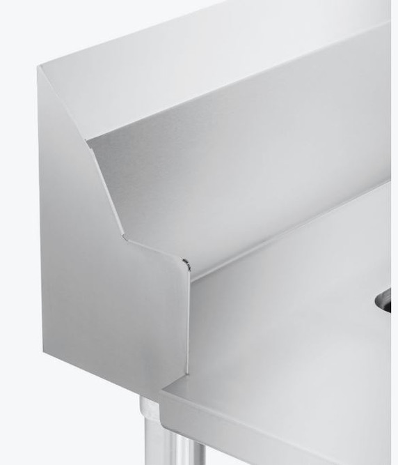 Modular Systems SSBD7-1200L/A Stainless Steel Left Inlet Single Sink Dishwasher Bench (1200mm)