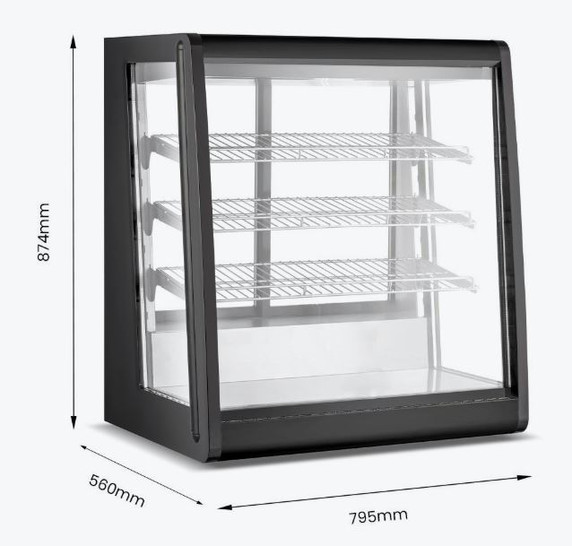 Bonvue Chilled Angled Counter-Top Food Display CTA-196