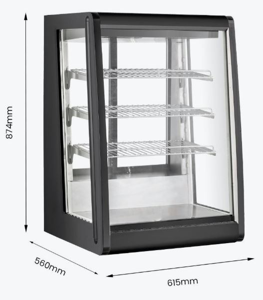Bonvue Chilled Angled Counter-Top Food Display CTA-146