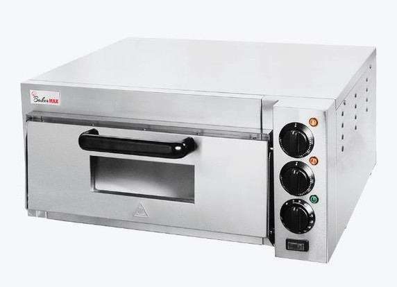 BakerMax Compact Countertop Single Deck Electric Pizza Oven EP-1T