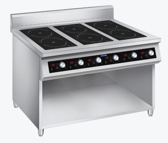 Electmax 700 Series Induction 6-Burner Cooker with Splashback EIC7-1200P