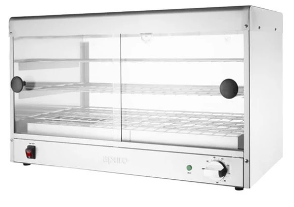 Apuro CJ559-A 60-Pie Commercial Pie Cabinet & Warmer