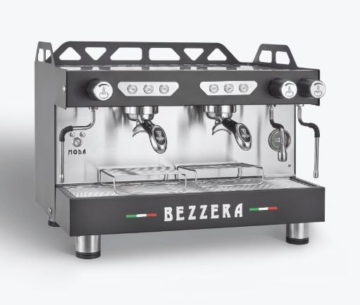 BEZZERA MODA DE 2 Group Espresso Machine Black MODADE2B