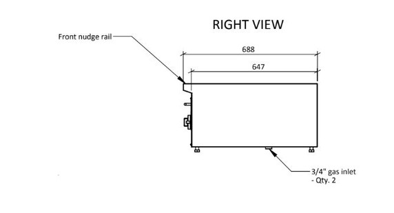 Cookon WTYPG-1200 Gas 1200 Teppanyakki Plate