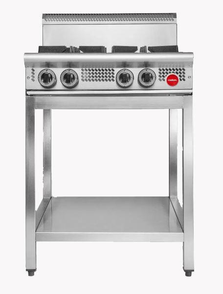 Cookon CT4 Free Standing 4 Burners on SS Stand