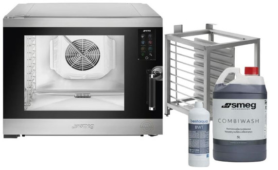 Smeg SPO5L2SDL Electric Combi Steamer Oven - 5 Tray